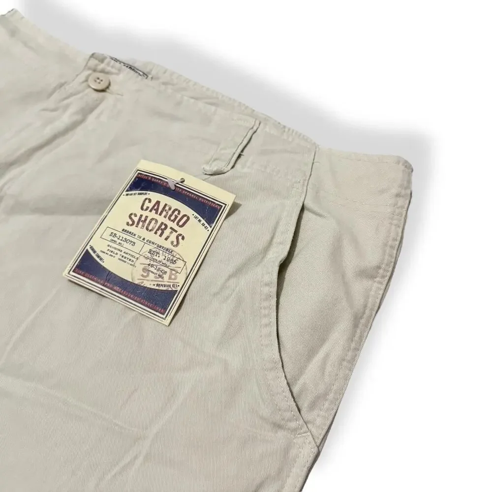 Steve And Barry’s Cargo Shorts Khaki Men's Size 42 Cotton 10 In New